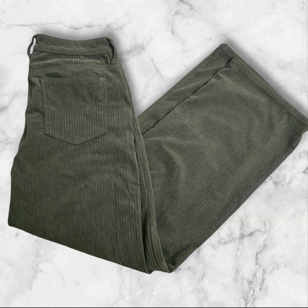 Indigo Rising Green Corduroy Pants Size 10
